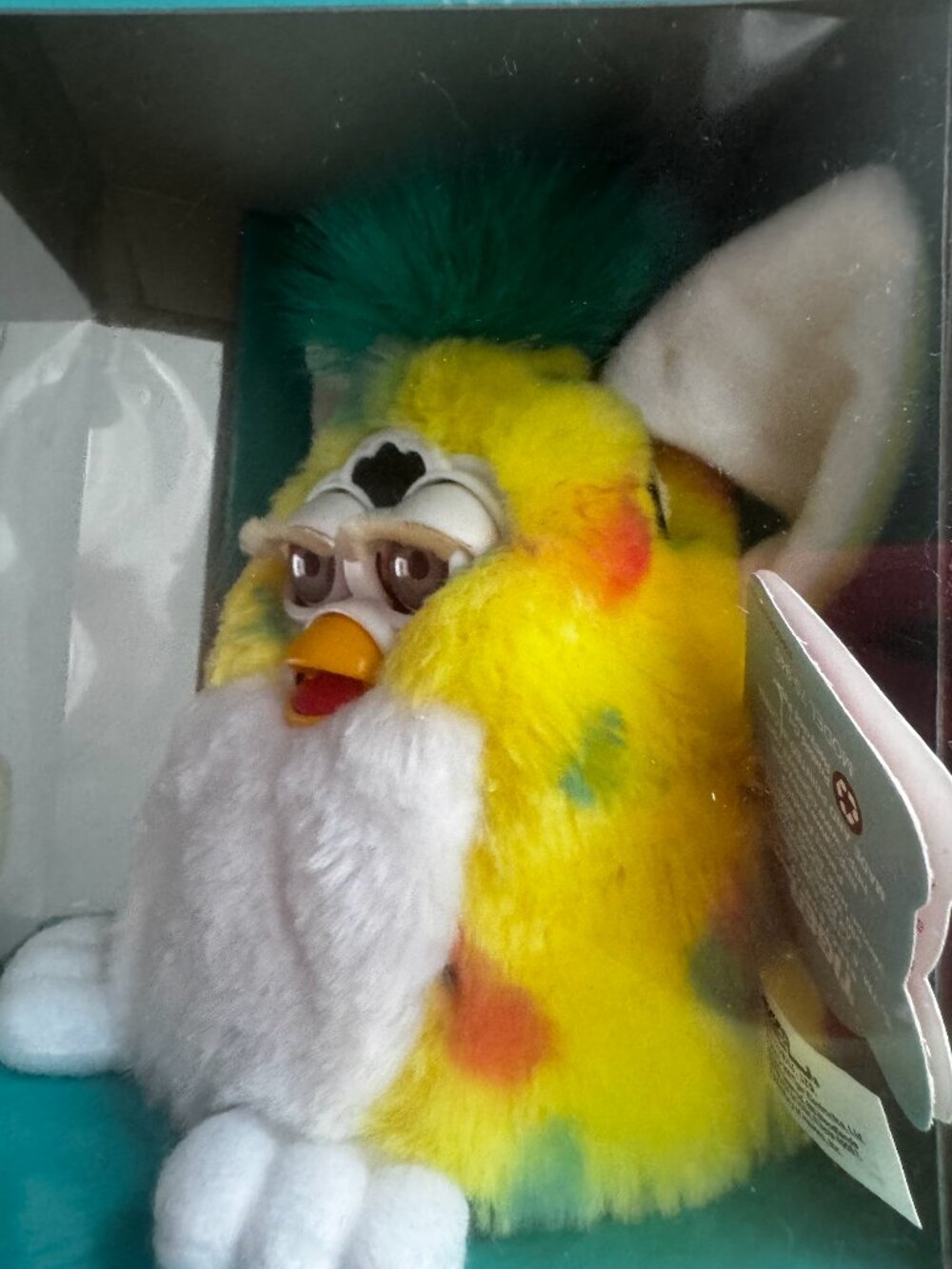 Vintage 1999 Furby Baby Confetti Special Edition w. Hazel Eyes